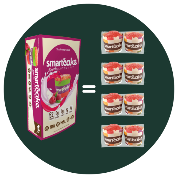 SmartCake Raspberry Cream 4-Pack - Image 6