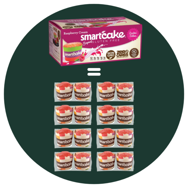 SmartCake Raspberry Cream 8-pack - Image 6